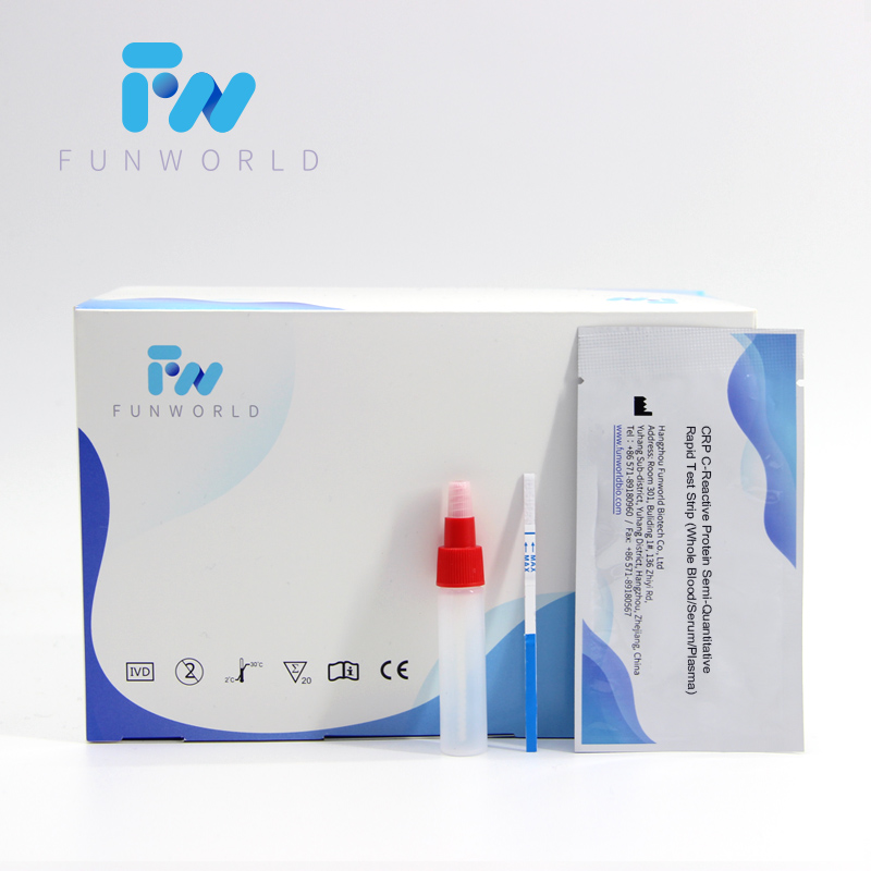 CRP C-Reactive Protein Semi-Quantitative Rapid Test Strip (WB/S/P) (10~30~60 mg/L)